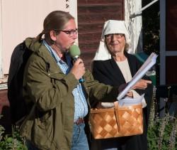 Guiderna Fredrika och Snus-Maja, även kallad Barbro.